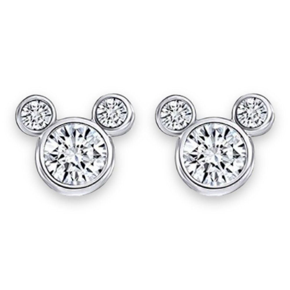 Mickey Mouse Shaped Stud Earrings